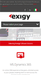 Mobile Screenshot of exigy.com